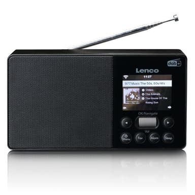 Lenco PIR-510 Internet Radio, Musta
