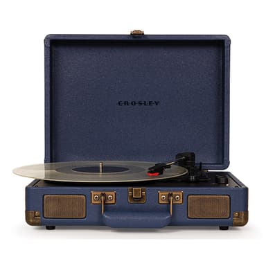 Crosley Cruiser Deluxe kaksisuuntainen Bluetooth levysoitin (Navy)