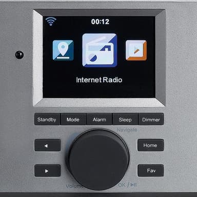 Lenco DIR-150 Internet Radio, Musta