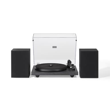 Crosley C62 Levysoitin kaiuttimilla (musta)