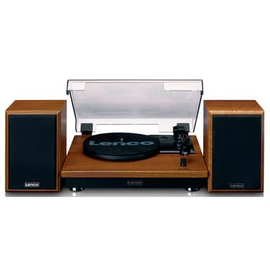 Lenco LS-100 levysoitin kaiuttimilla (Teak)