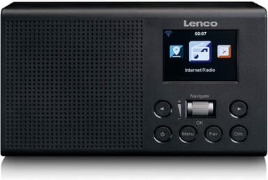 Lenco DIR-60 Internet Radio, Musta