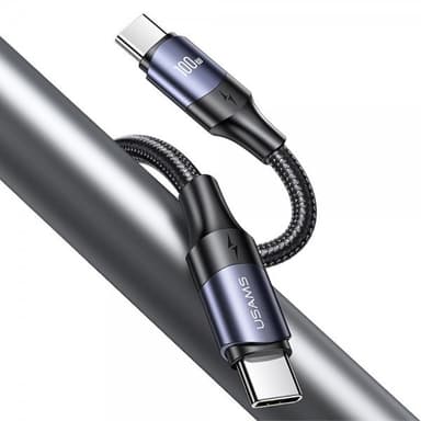 USAMS Kaapeli U71 Nylon USB-C/USB-C 3 m