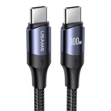 USAMS Kaapeli U71 Nylon USB-C/USB-C 1.2 m