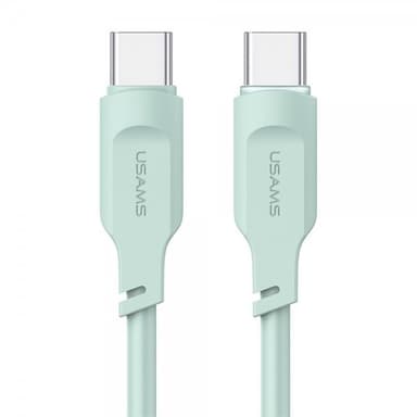 USAMS Kaapeli Lithe Series USB-C/USB-C 1.2 m Vihreä
