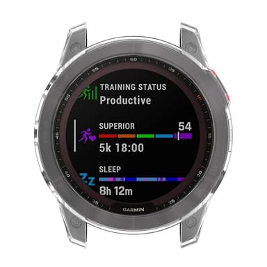 Suojakotelo Garmin Fenix 7X TPU Clear -puhelimelle