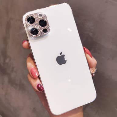 Kameran suojaus Bling Hopea iPhone 12 Pro