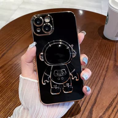 Kickstand matkapuhelimen kansi Astronaut Musta iPhone 13
