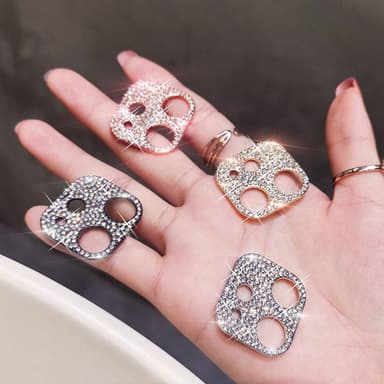 Kameran suojaus Bling Kulta iPhone 12 Pro Max