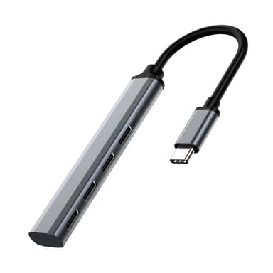 4-porttia Usb3.1-USb2.0-keskittimellä Type-C-uros-USB 2.0 ...
