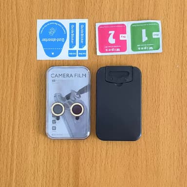 Kameran suojaus 2 kpl Valkoinen iPhone 11/12/12 Mini