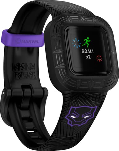 Garmin Vivofit Jr. 3 aktiivisuusranneke lapsille (Black Panther)
