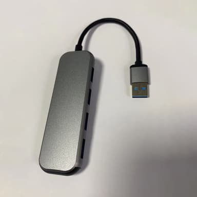 Usb3.0-keskitin Usb3.0-sovitin 4-porttinen erittäin ohut alumiiniseos Hopeanharmaa