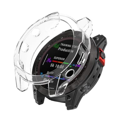 Suojakotelo Garmin Fenix 7X TPU Clear -puhelimelle