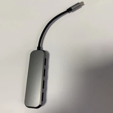 USB Type-C - Usb3.0 -keskitin 4-porttisella USB-sovittimella Hopeanharmaa
