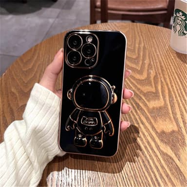 Kickstand matkapuhelimen kansi Astronaut Musta iPhone 14 Max