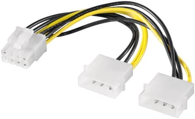 Goobay Virtakaapeli/sovitin PC-näytönohjainkorteille  PCI-E - PCI Express 8-pin