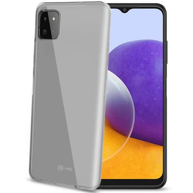Celly Gelskin TPU Suojakuori Galaxy A22 5G Läpinäkyvä