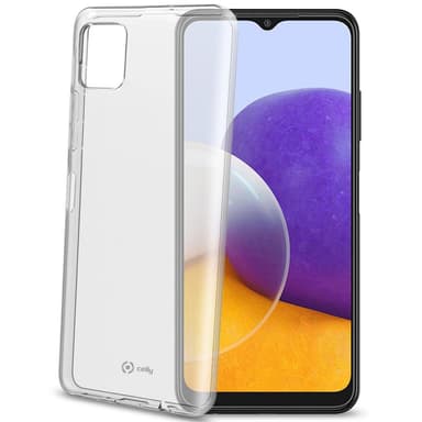 Celly Gelskin TPU Suojakuori Galaxy A22 5G Läpinäkyvä