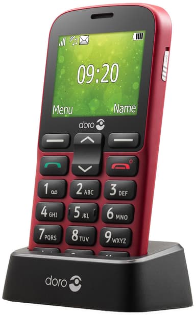 Doro 1385 matkapuhelin (punainen) - Vain 2G