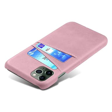 SKALO iPhone 14 Pro Max PU-nahkainen Korttikotelo - Ruusukulta