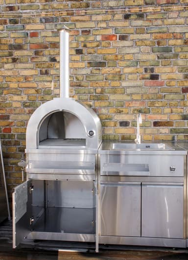 Myoutdoorkitchen - Inox Range - Moduuli pizzauunilla