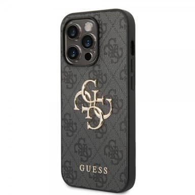 Guess iPhone 14 Pro Max Kuori Big Metal Logo Harmaa