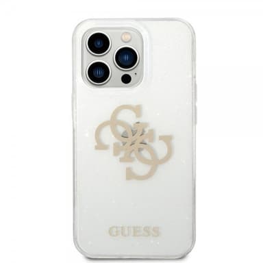 Guess iPhone 14 Pro Kuori Full Glitter Läpinäkyvä