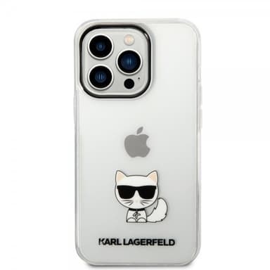 Karl Lagerfeld iPhone 14 Pro Max Kuori Printed Choupette Läpinäkyvä