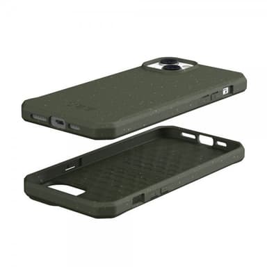 Urban Armor Gear (UAG) iPhone 14 Plus Kuori Outback Biodegradable Cover Olive