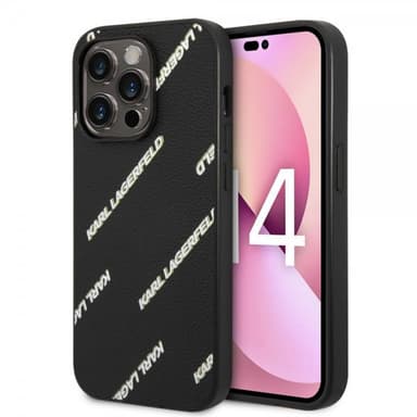 Karl Lagerfeld iPhone 14 Pro Max Kuori Logomania Musta