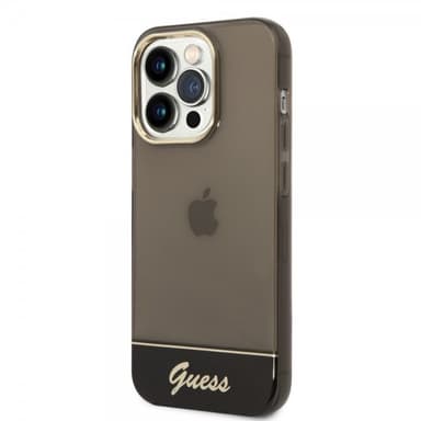 Guess iPhone 14 Pro Max Kuori Translucent Musta