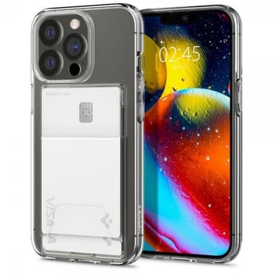 Spigen iPhone 14 Pro Kuori Crystal Slot Dual Crystal Clear
