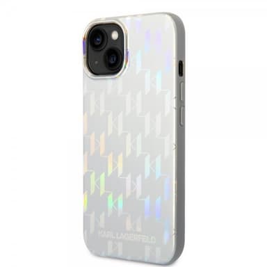 Karl Lagerfeld iPhone 14 Kuori Monogram Iridescent Hopea