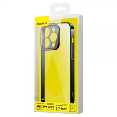 Baseus iPhone 14 Pro Max Kuori Glitter Series Musta