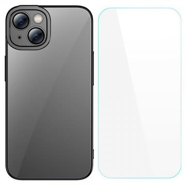 Baseus iPhone 14 Plus Kuori Glitter Series Musta