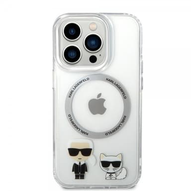 Karl Lagerfeld iPhone 14 Pro Max Kuori Karl & Choupette MagSafe Läpinäkyvä