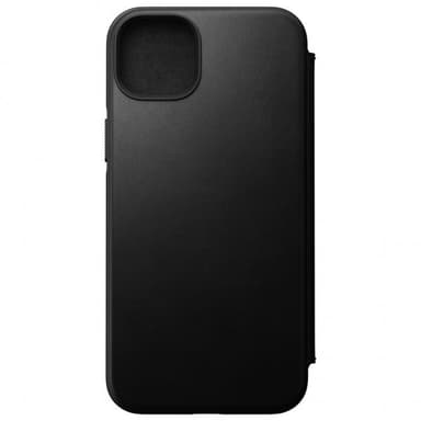 NOMAD iPhone 14 Plus Kotelo Modern Leather Folio Musta