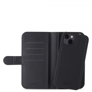 holdit iPhone 14 Plus Kotelo Wallet Case Magnet Musta