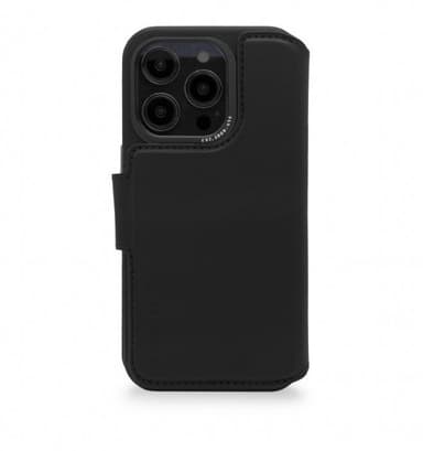 Decoded iPhone 14 Pro Kotelo Leather Detachable Wallet Musta