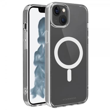 Vivanco iPhone 14 Kuori Mag Steady Läpinäkyvä Kirkas