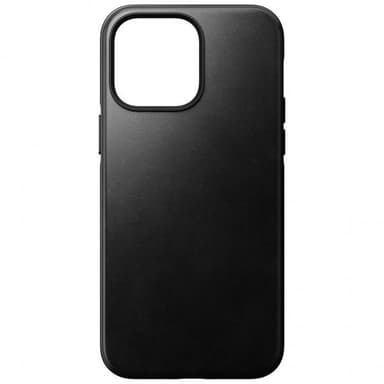 NOMAD iPhone 14 Pro Max Kuori Modern Leather Case Horween Musta