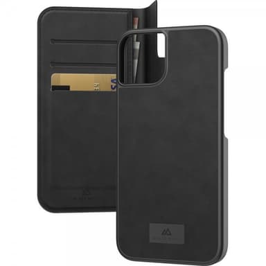 Black Rock iPhone 14 Kotelo 2 in 1 Wallet Case Irrotettava Kuori Musta