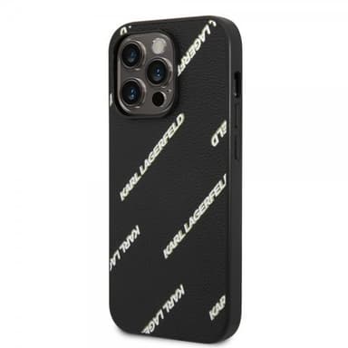 Karl Lagerfeld iPhone 14 Pro Max Kuori Logomania Musta