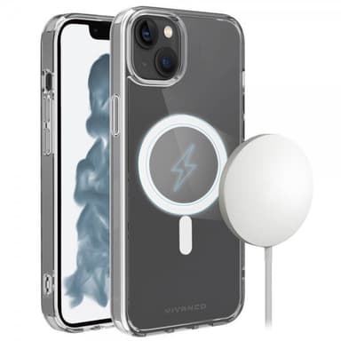 Vivanco iPhone 14 Kuori Mag Steady Läpinäkyvä Kirkas