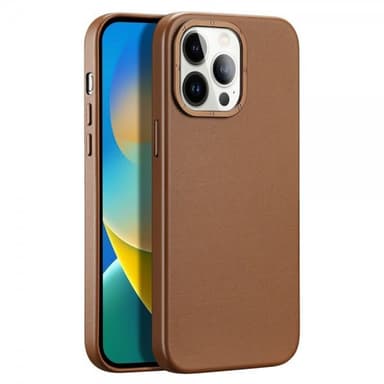 DUX DUCIS iPhone 14 Pro Max Kuori Grit Series MagSafe Ruskea