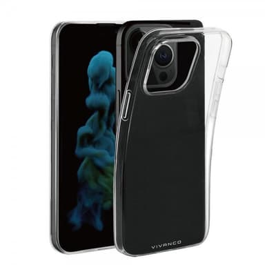 Vivanco iPhone 14 Pro Max Kuori Slim TPU Läpinäkyvä Kirkas
