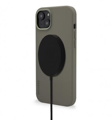 Decoded iPhone 14 Plus Kuori Silicone Backcover Olive
