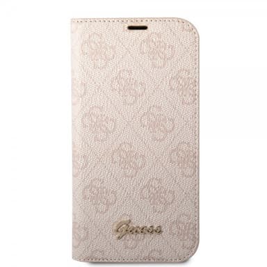 Guess iPhone 14 Pro Max Kotelo 4G Logo Vaaleanpunainen