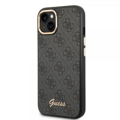 Guess iPhone 14 Plus Kuori 4G Logo Musta